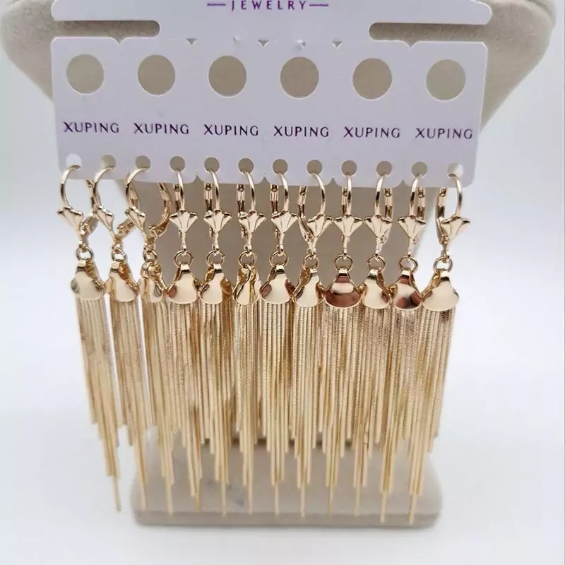 گوشواره زنانه ژوپینگ مدل آویز با طراحی شیک و ظریف