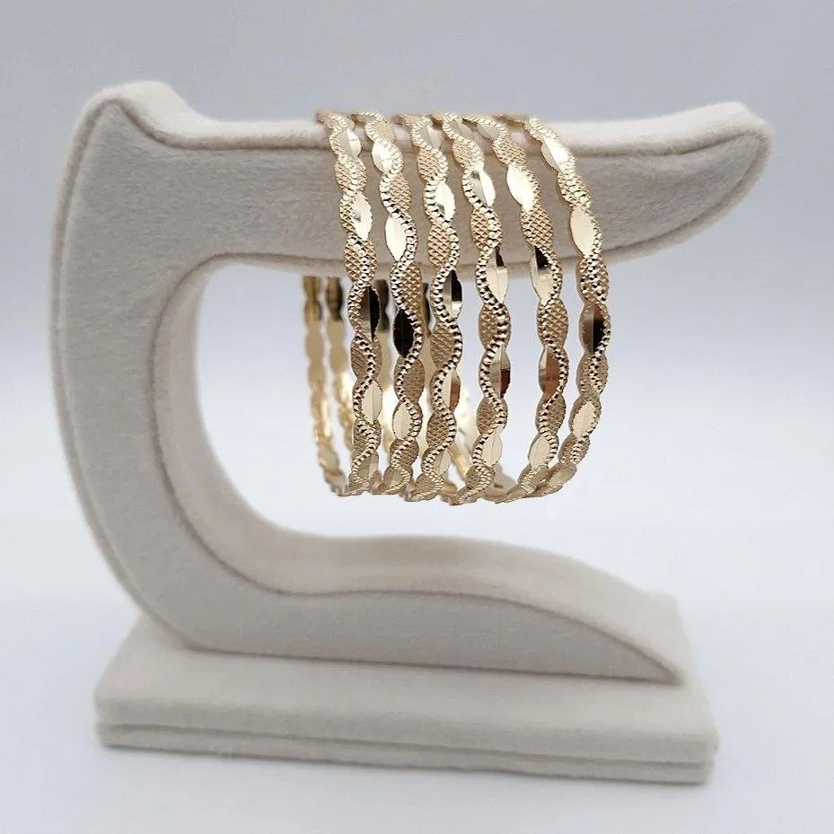 النگو طلا روس کلاسیک زنانه با ضخامت ۴ میل