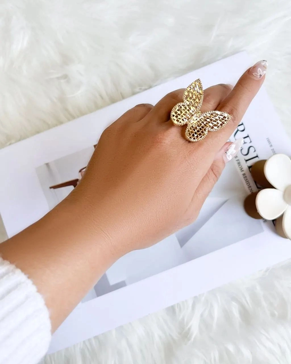 انگشتر طرح طلای زنانه