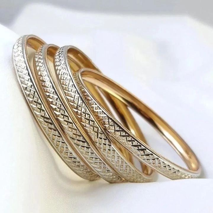 النگو زنانه طلا روس رنگ ثابت تراش الماسی