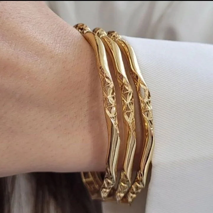 النگو فیوژن زنانه طلا روس نانوکاری رنگ ثابت