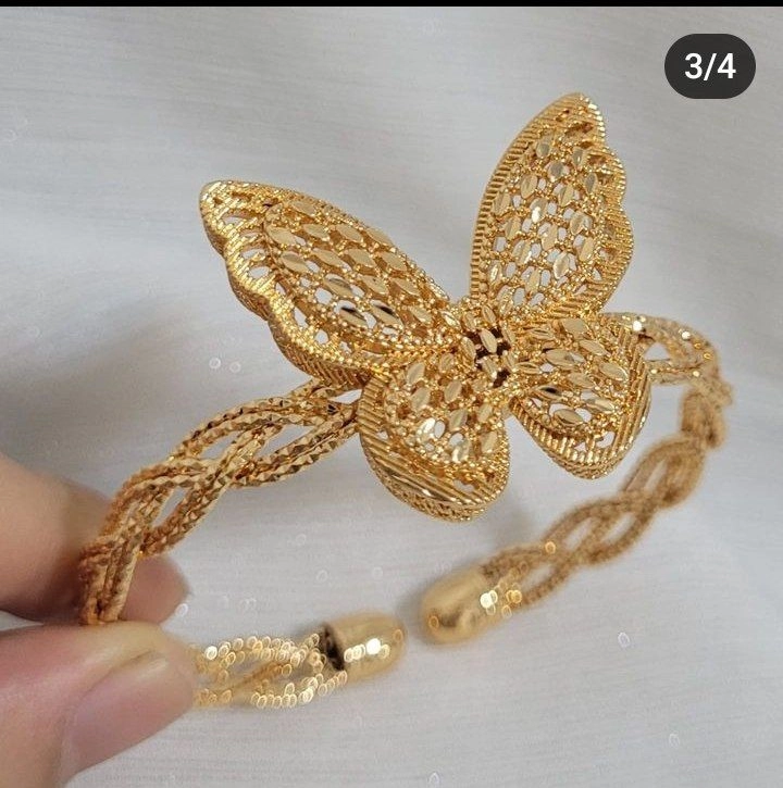 دستبند فری سایز زنانه،دخترانه،مدل پروانه