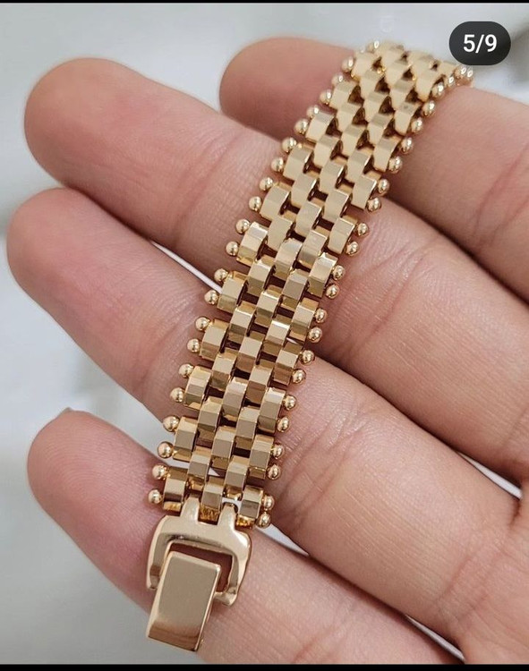 دستبند زنانه Xuping رنگ ثابت مناسب استایل روزمره مدل۳