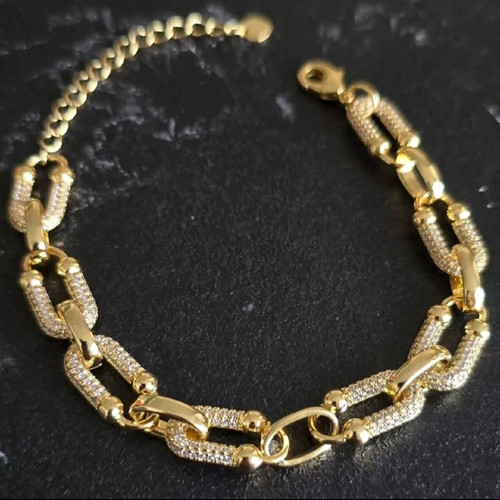 دستبند طرح طلای زنانه، مدل تیفانی