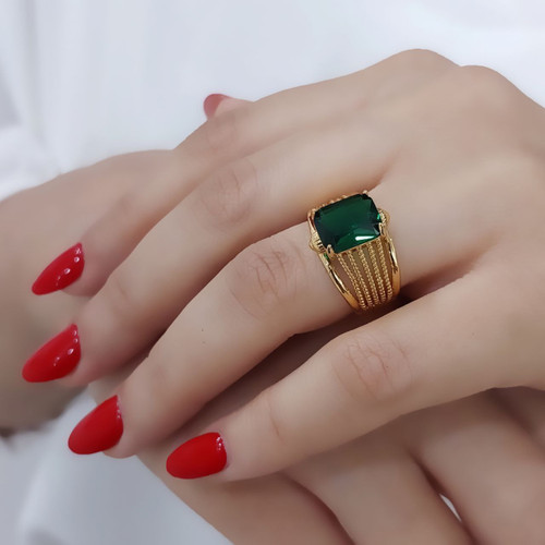 انگشتر سنگ دار زنانه