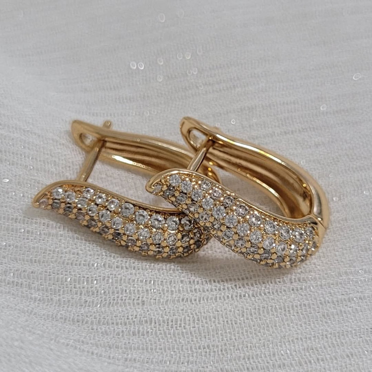 گوشواره نگین دار زنانه