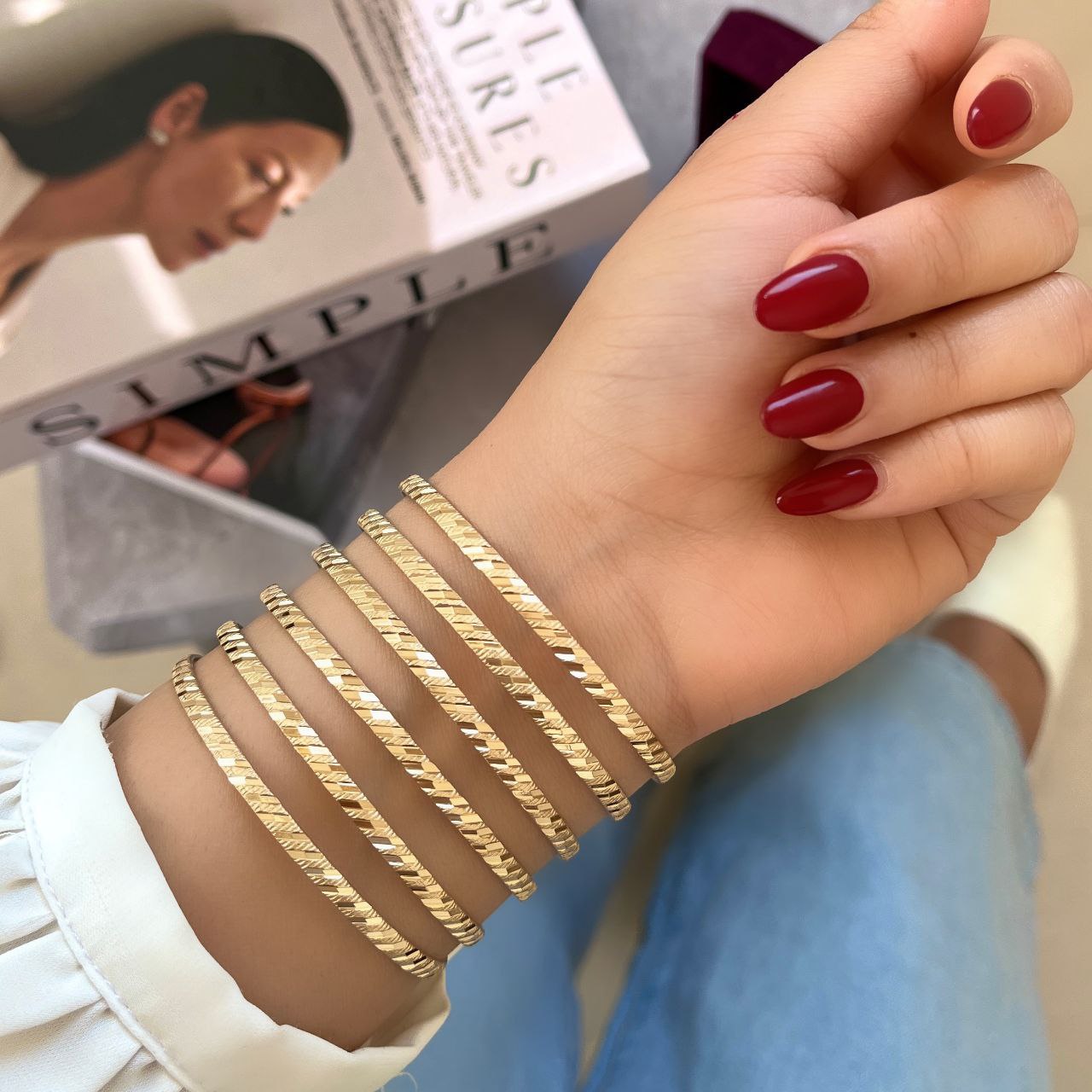 النگو طلا روس زنانه