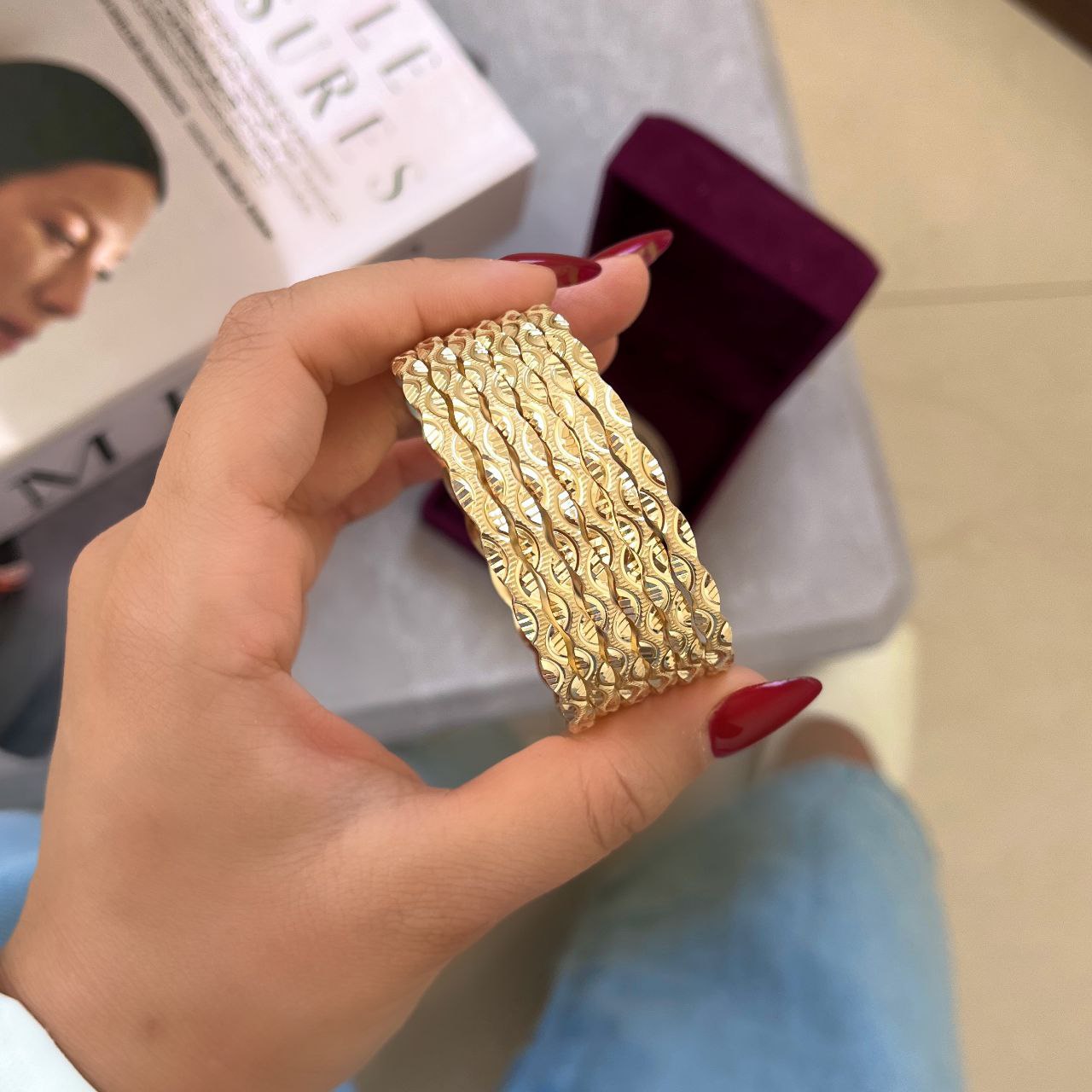 النگو طلا روس زنانه