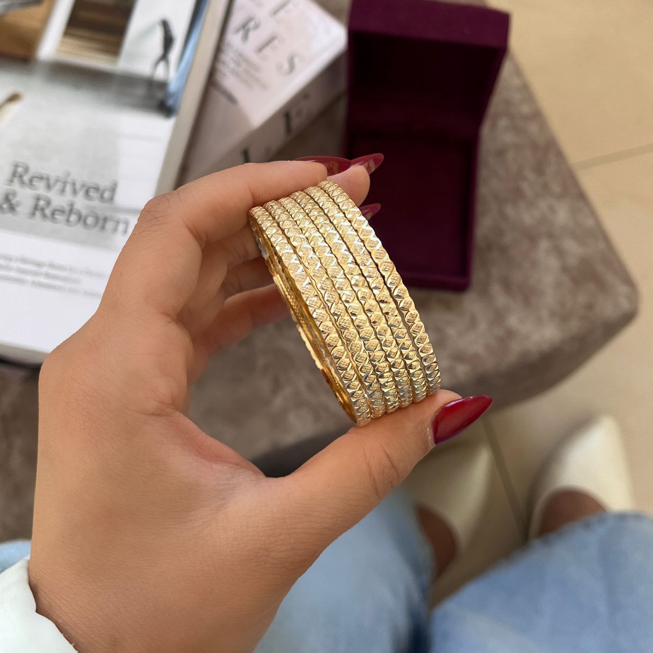 النگو طلا روس زنانه
