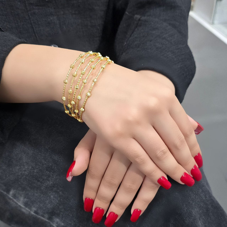 دستبد طرح طلای زنانه، مدل البرنادو