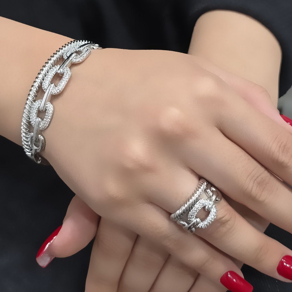 ست دستبند، انگشتر زنانه