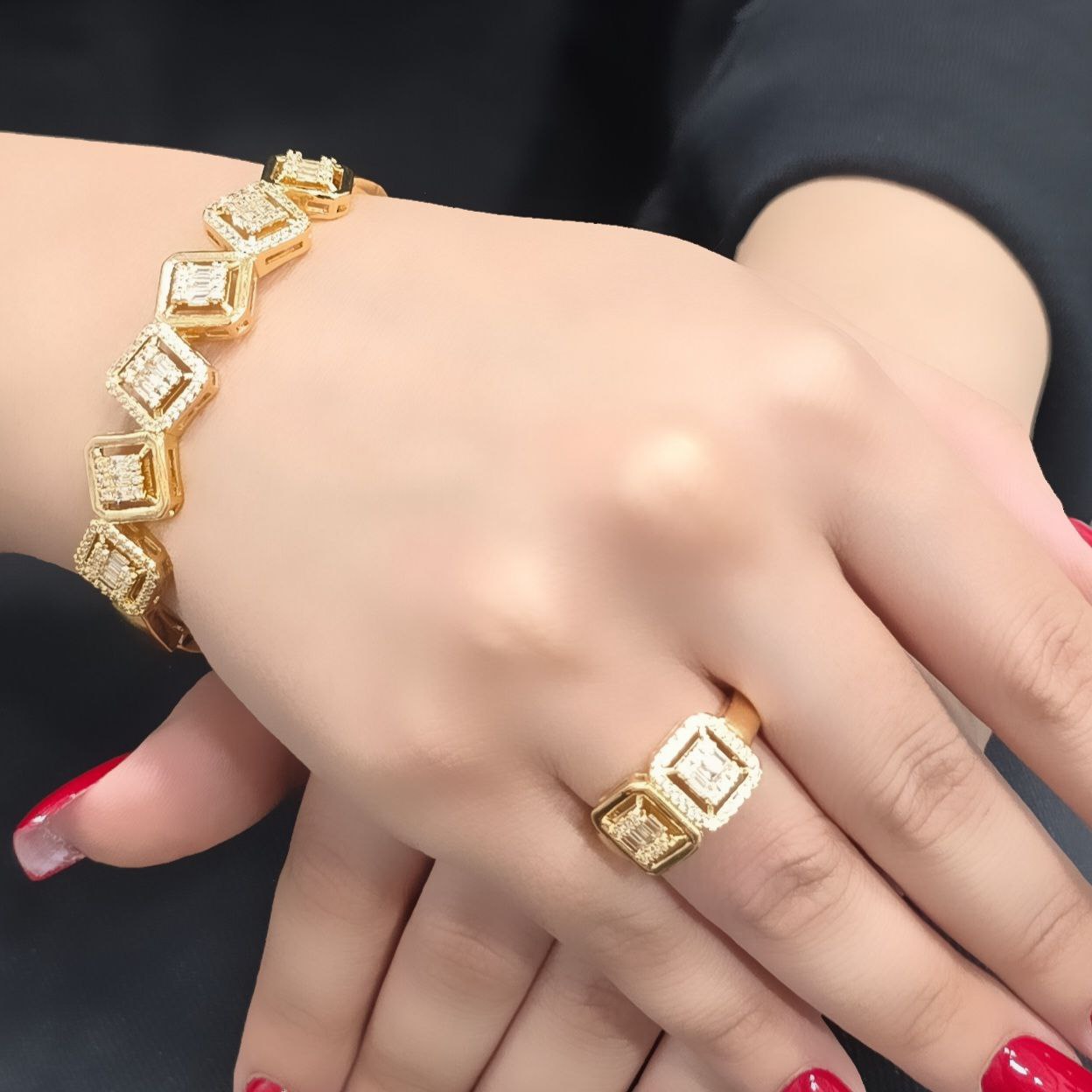 ست دستبند، انگشتر زنانه