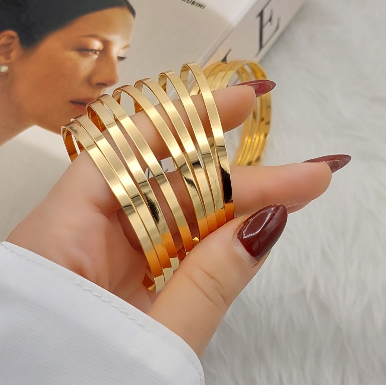 النگو آینه ای بدل زنانه