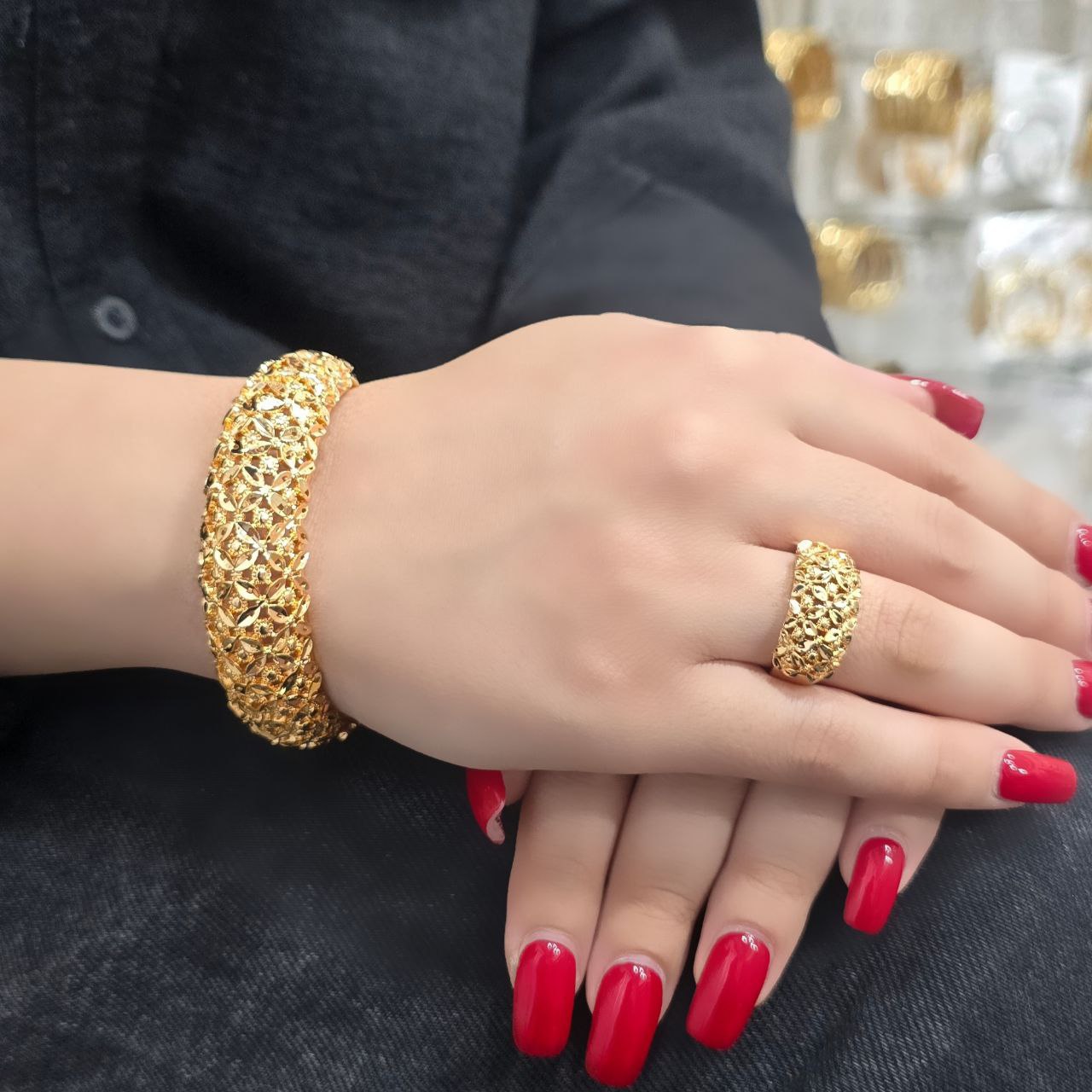 ست دستبند، انگشتر زنانه