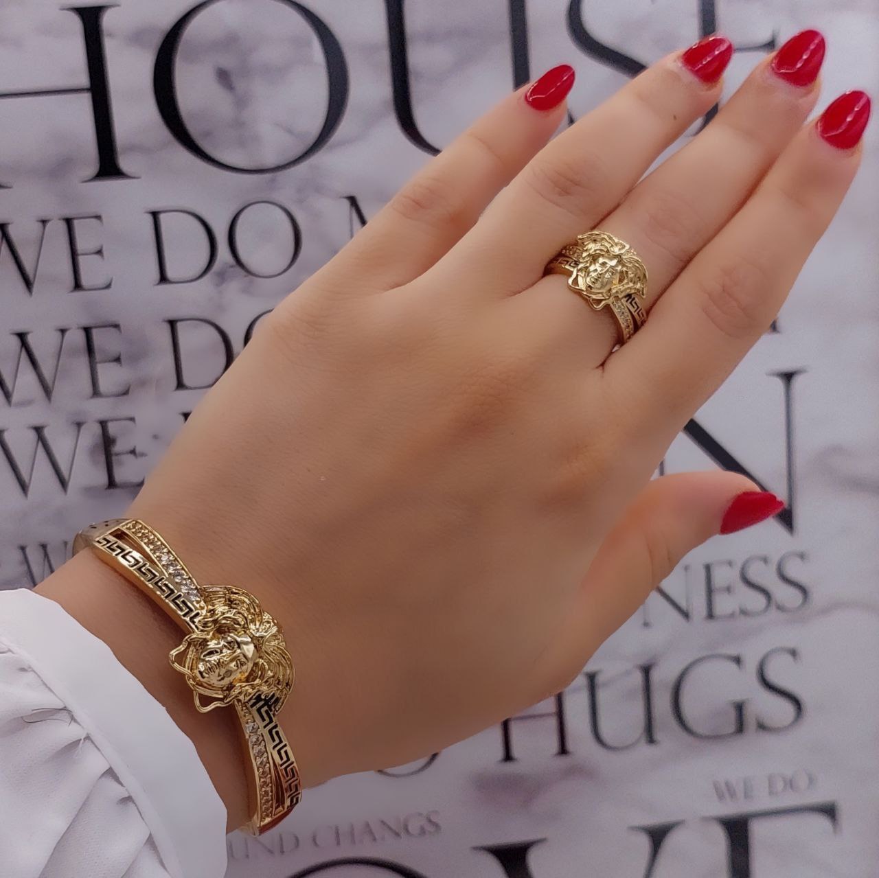 ست دستبند، انگشتر ورساچ زنانه