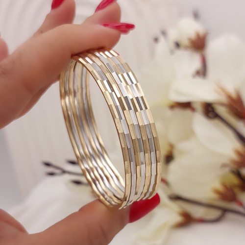 النگو دو رنگ زنانه