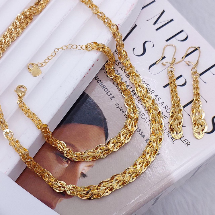 سرویس تافته زنانه رنگ ثابت برند City Gold