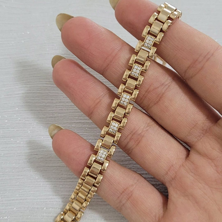 دستبند نگینی زنانه