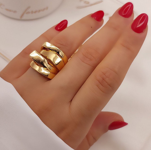 انگشتر طرح طلای زنانه