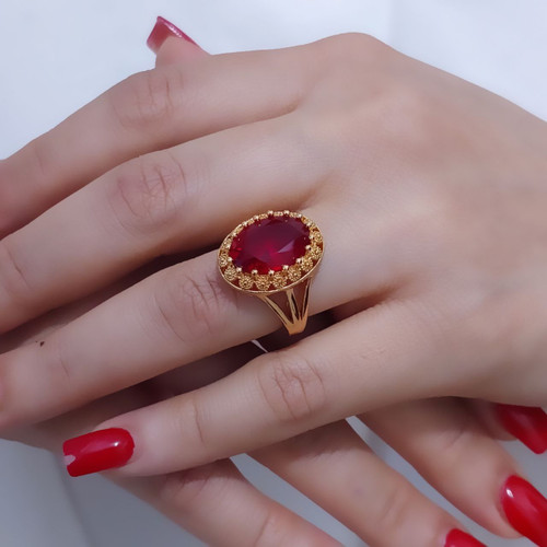 انگشتر سنگی زنانه