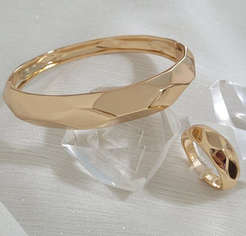 ست دستبند، انگشتر آینه ای زنانه