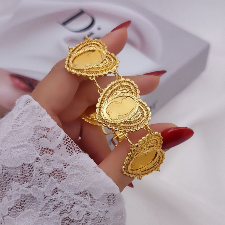 دستبند زنانه طرح طلا