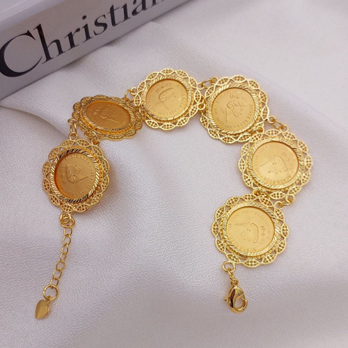 دستبند سکه ای زنانه