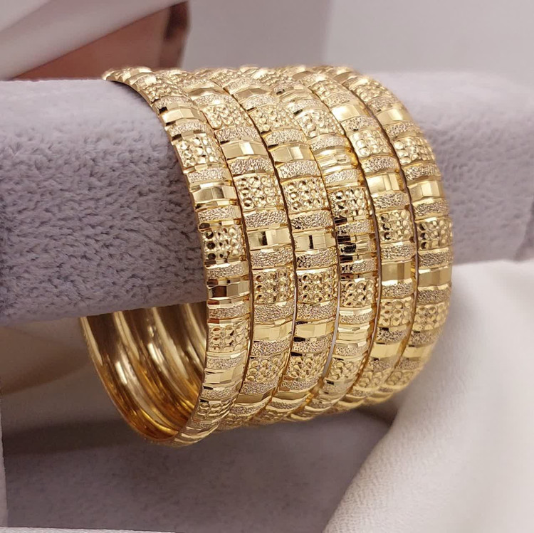 النگو طلاروس مدل شطرنجی پک ۳ عددی ۷ میل