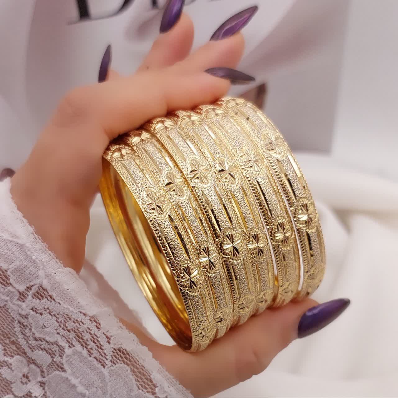 النگو طلاروس مدل ویترینی پک ۳ عددی ۷ میل