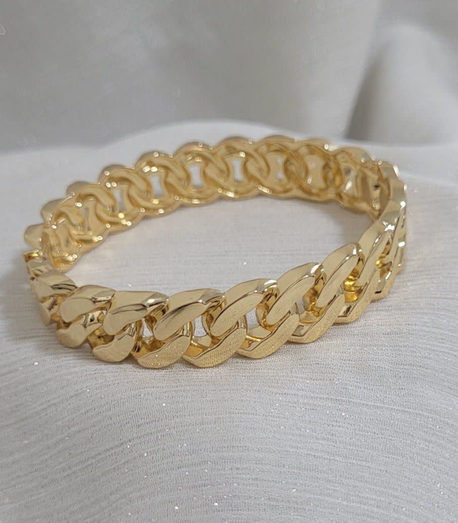 دستبند کارتیه چفتی | طراحی زنجیری ظریف