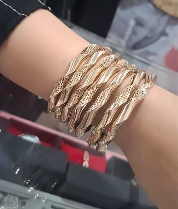 النگو فیوژن طرح طلا زنانه