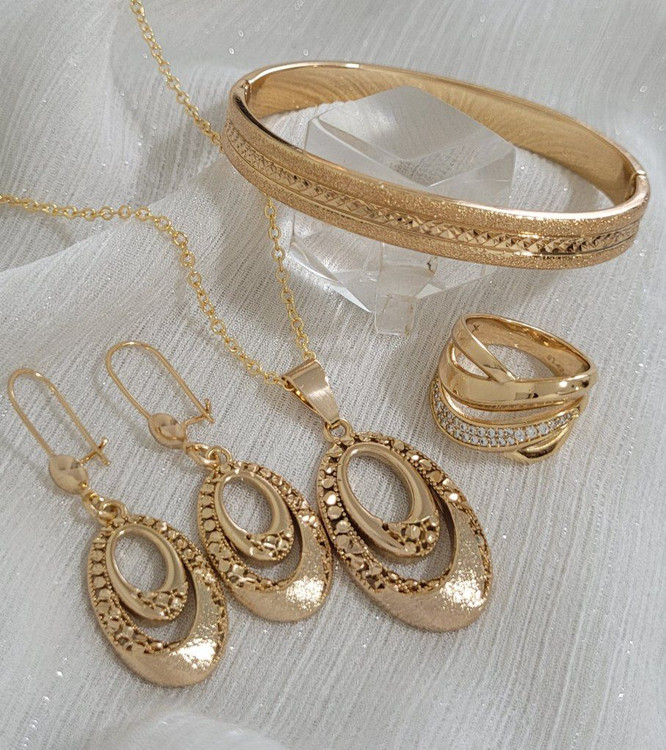 سرویس ژوپینگ بیضی نگینی زنانه