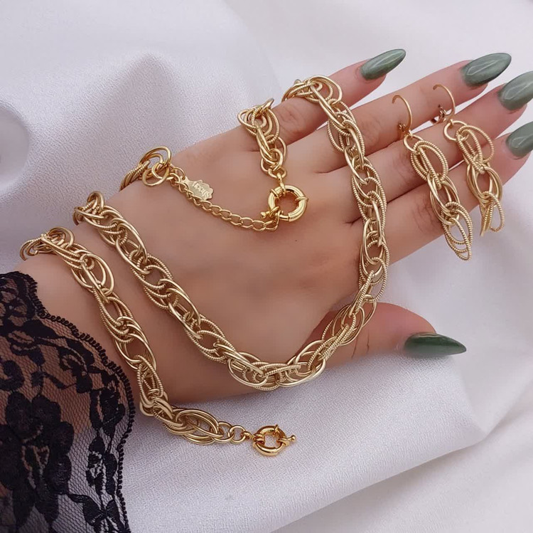 سرویس گوی تراش طرح طلا سفید و زرد