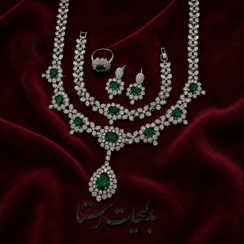 سرویس نگین رنگی لوکس زنانه رستا
