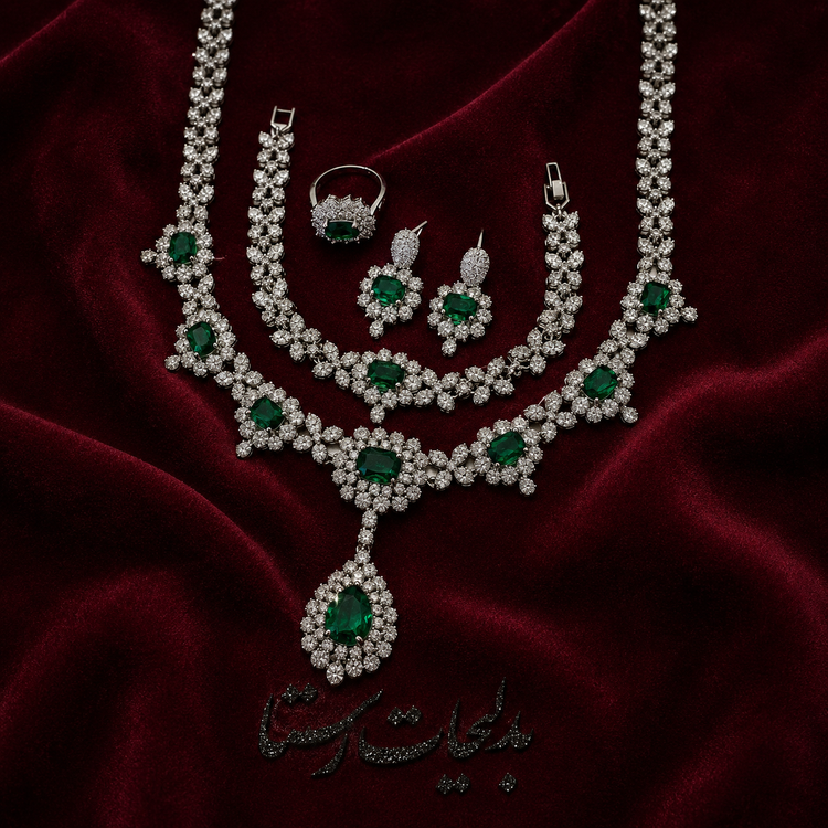 سرویس نگین رنگی لوکس زنانه رستا