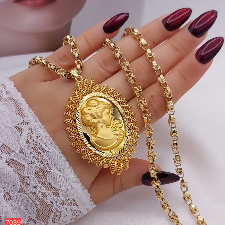 گردنبند زنانه بلند مدل شیما با زنجیر یک متری یزدی یا بیروتی