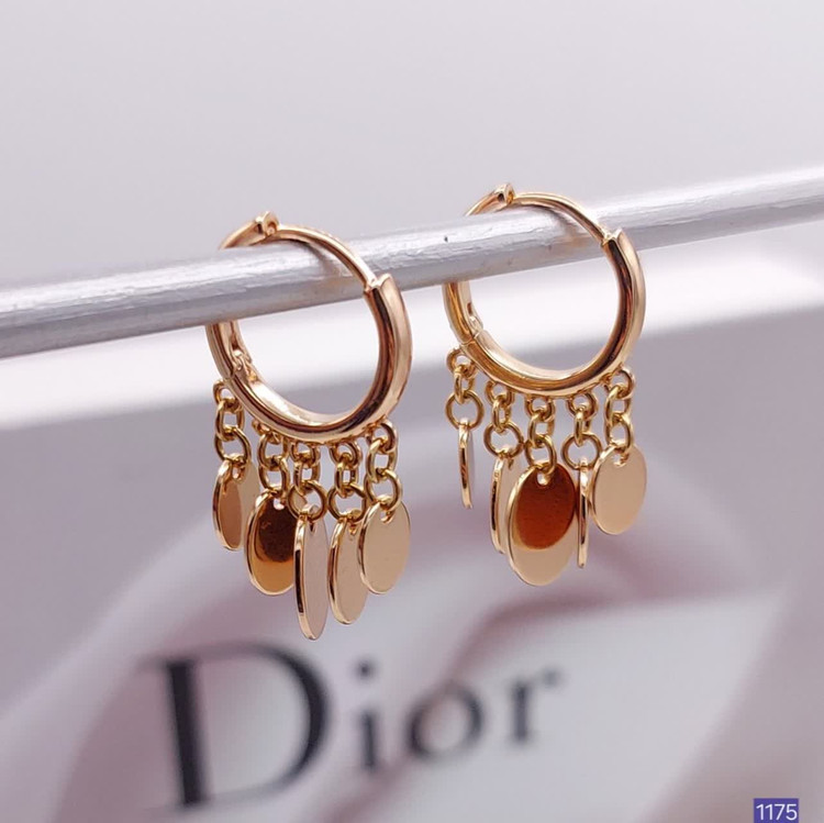 گوشواره ژوپینگ اصل مدل شبنم کد ۱۱۷۶ با آبکاری طلا و طراحی خاص و ظریف زنانه