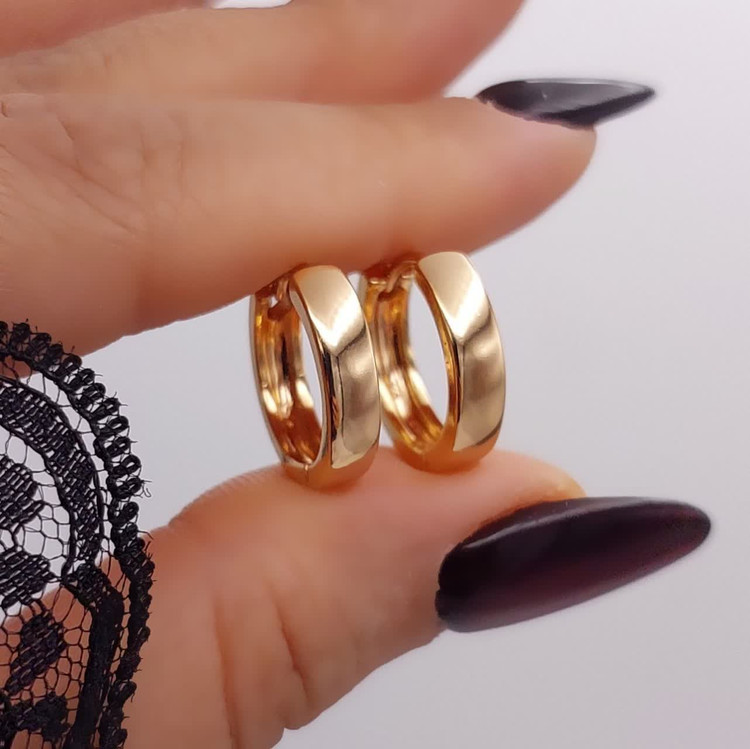 گوشواره ژوپینگ اصل مدل حنانه کد ۱۱۶۴ با طراحی منحصر به فرد و درخشش طلایی عالی