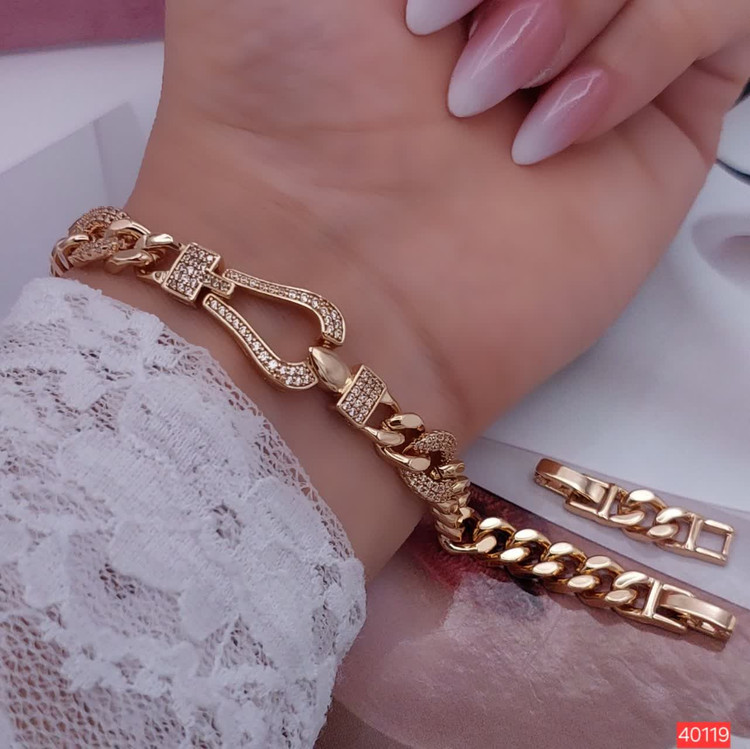 ۱. دستبند ژوپینگ اصل زنانه کد 40119 با آبکاری طلا ۲. خرید دستبند زنانه برند ژوپینگ مدل 40119 شیک و خاص